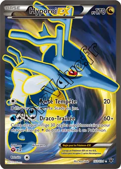 Carte Pokémon Kingdra EX  n°122 de la série Impact des destins