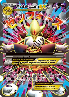 Carte Pokémon MAlakazam EX  n°118 de la série Impact des destins