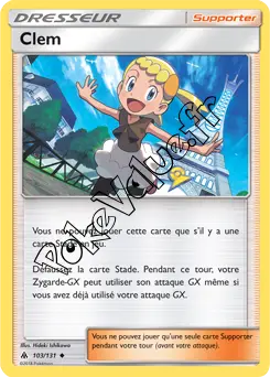 Carte Pokémon Clem n°103 de la série Lumière Interdite