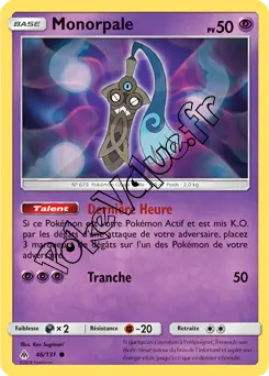 Carte Pokémon Monorpale n°46 de la série Lumière Interdite