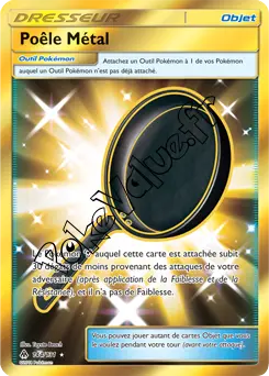 Carte Pokémon Poêle Métal n°144 de la série Lumière Interdite