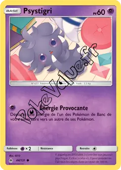 Carte Pokémon Psystigri n°44 de la série Lumière Interdite