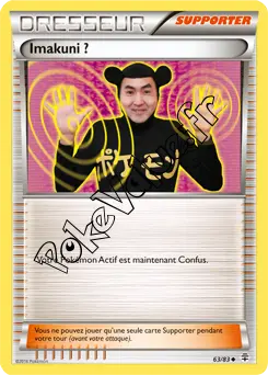 Carte Pokémon Imakuni ? n°63 de la série Générations