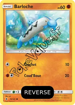 Carte Pokémon Barloche  Reverse n°70 de la série Gardiens Ascendant