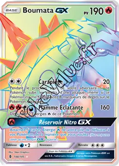 Carte Pokémon Boumata GX  n°148 de la série Gardiens Ascendant