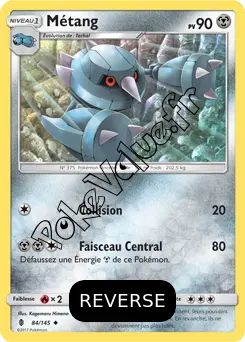 Carte Pokémon Métang Reverse n°84 de la série Gardiens Ascendant