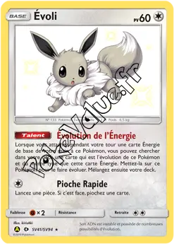 Carte Pokémon Évoli n°SV41 de la série Destinées Occultes