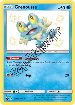 Carte Pokémon Grenousse n°SV11 de la série Destinées Occultes