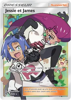 Carte Pokémon Jessie et James n°68 de la série Destinées Occultes