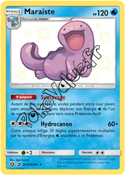 Carte Pokémon Maraiste n°SV10 de la série Destinées Occultes