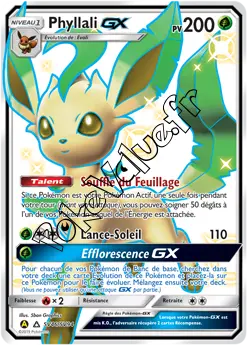 Carte Pokémon Phyllali GX n°SV46 de la série Destinées Occultes