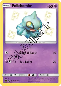 Carte Pokémon Polichombr n°SV16 de la série Destinées Occultes