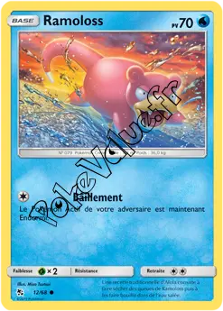 Carte Pokémon Ramoloss  n°12 de la série Destinées Occultes