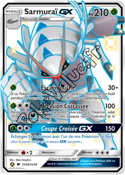 Carte Pokémon Sarmuraï GX n°SV48 de la série Destinées Occultes