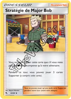 Carte Pokémon Stratégie de Major Bob n°60 de la série Destinées Occultes