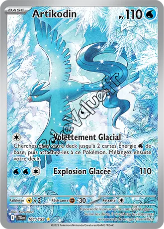 Carte Pokémon Artikodin  n°161 de la série Aventures Ensemble