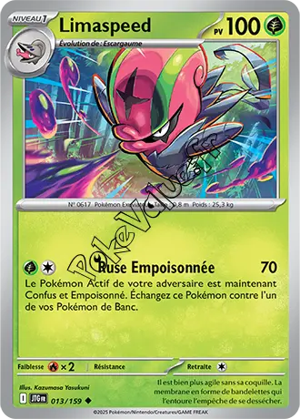 Carte Pokémon Limaspeed  n°013 de la série Aventures Ensemble