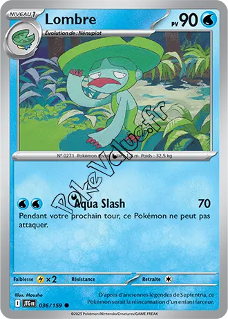 Carte Pokémon Lombre  n°036 de la série Aventures Ensemble