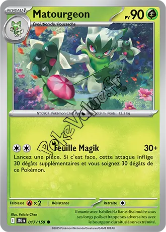 Carte Pokémon Matourgeon  n°017 de la série Aventures Ensemble