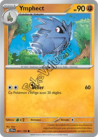 Carte Pokémon Ymphect  n°081 de la série Aventures Ensemble