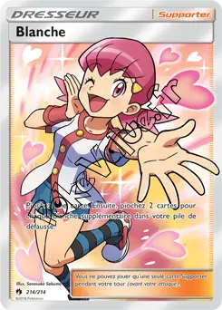 Carte Pokémon Blanche n°214 de la série Tonnerre Perdu
