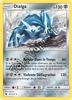 Carte Pokémon Dialga  n°127 de la série Tonnerre Perdu