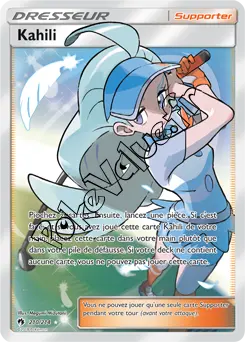 Carte Pokémon Kahili n°210 de la série Tonnerre Perdu