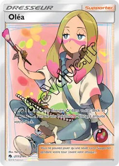 Carte Pokémon Oléa n°211 de la série Tonnerre Perdu