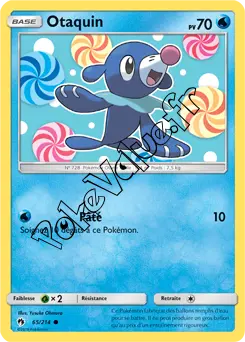 Carte Pokémon Otaquin n°65 de la série Tonnerre Perdu