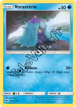 Carte Pokémon Vorastérie n°68 de la série Tonnerre Perdu