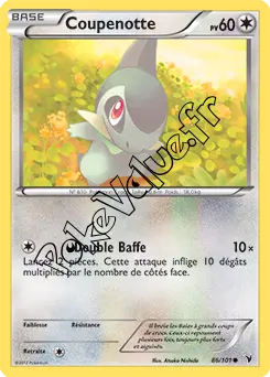Carte Pokémon Coupenotte n°86 de la série Nobles Victoires