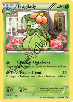 Carte Pokémon Fragilady n°5 de la série Nobles Victoires