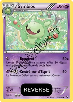 Carte Pokémon Symbios Reverse n°53 de la série Nobles Victoires