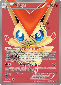 Carte Pokémon Victini  n°98 de la série Nobles Victoires