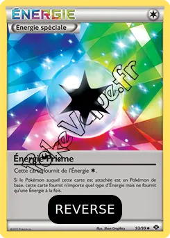 Carte Pokémon Énergie Prisme Reverse n°93 de la série Destinées Futures