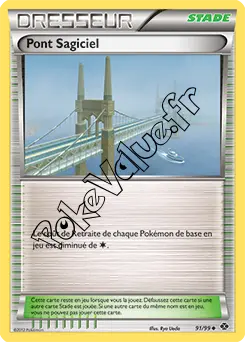 Carte Pokémon Pont Sagiciel n°91 de la série Destinées Futures