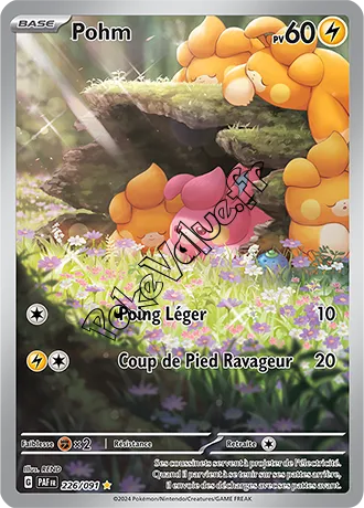 Carte Pokémon Pohm  n°226 de la série Destinées de Paldea
