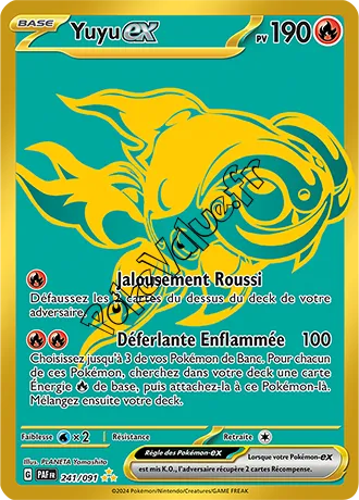 Carte Pokémon Yuyu ex  n°241 de la série Destinées de Paldea