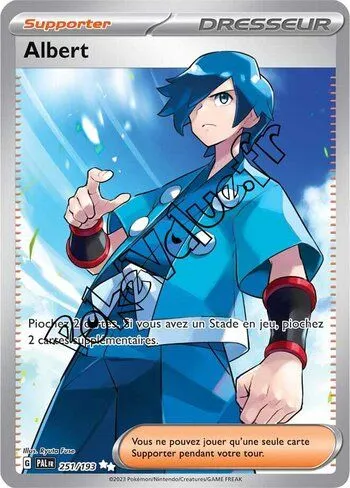 Carte Pokémon Albert n°251 de la série Évolutions à Paldea
