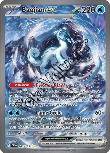 Carte Pokémon Baojian ex  n°261 de la série Évolutions à Paldea