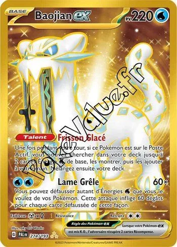 Carte Pokémon Baojian ex  n°274 de la série Évolutions à Paldea