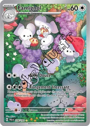 Carte Pokémon Famignol  n°226 de la série Évolutions à Paldea