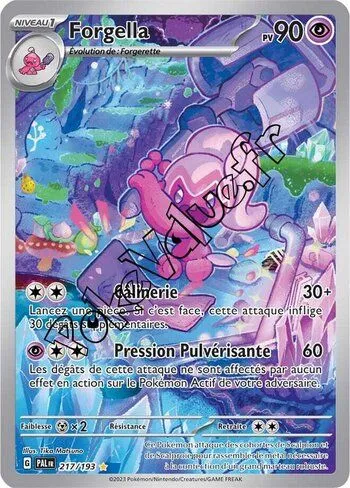 Carte Pokémon Forgella  n°217 de la série Évolutions à Paldea