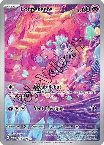 Carte Pokémon Forgerette  n°216 de la série Évolutions à Paldea
