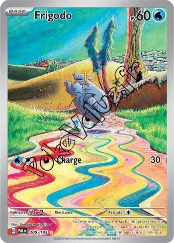 Carte Pokémon Frigodo  n°208 de la série Évolutions à Paldea