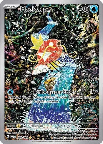 Carte Pokémon Magicarpe  n°203 de la série Évolutions à Paldea