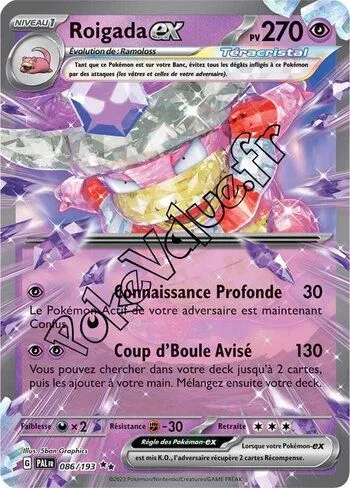 Carte Pokémon Roigada ex  n°086 de la série Évolutions à Paldea