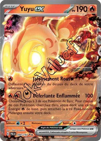 Carte Pokémon Yuyu ex  n°040 de la série Évolutions à Paldea