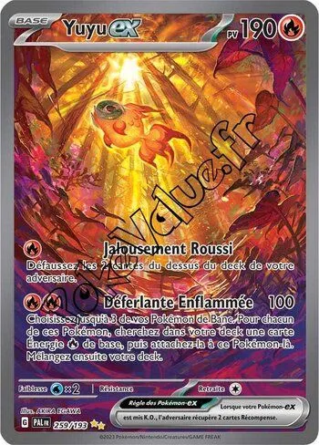 Carte Pokémon Yuyu ex  n°259 de la série Évolutions à Paldea