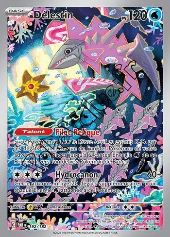 Carte Pokémon Délestin  n°192 de la série Faille Paradoxe